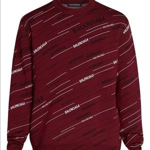 Mens balenciaga crewneck sweater